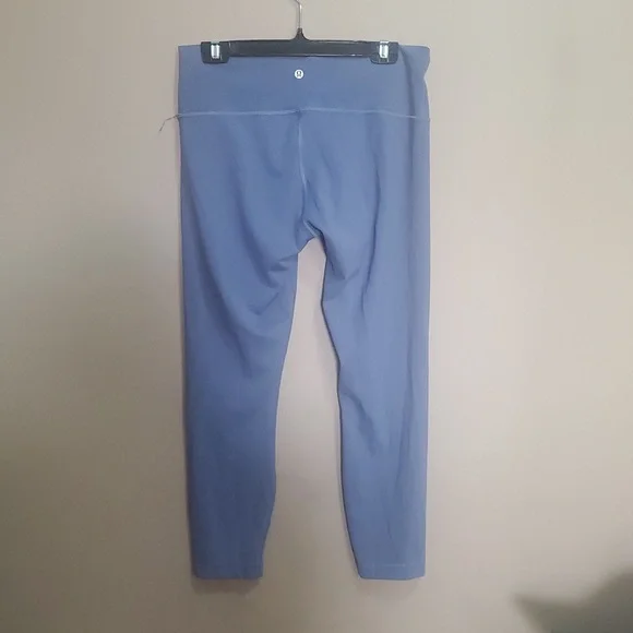 Wunder Under Train Brillant Blue High Waisted 25" Leggings Size 14 - Picture 5 of 5